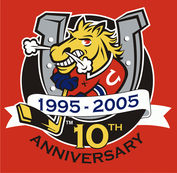 Barrie Colts 2005 anniversary logo iron on heat transfer